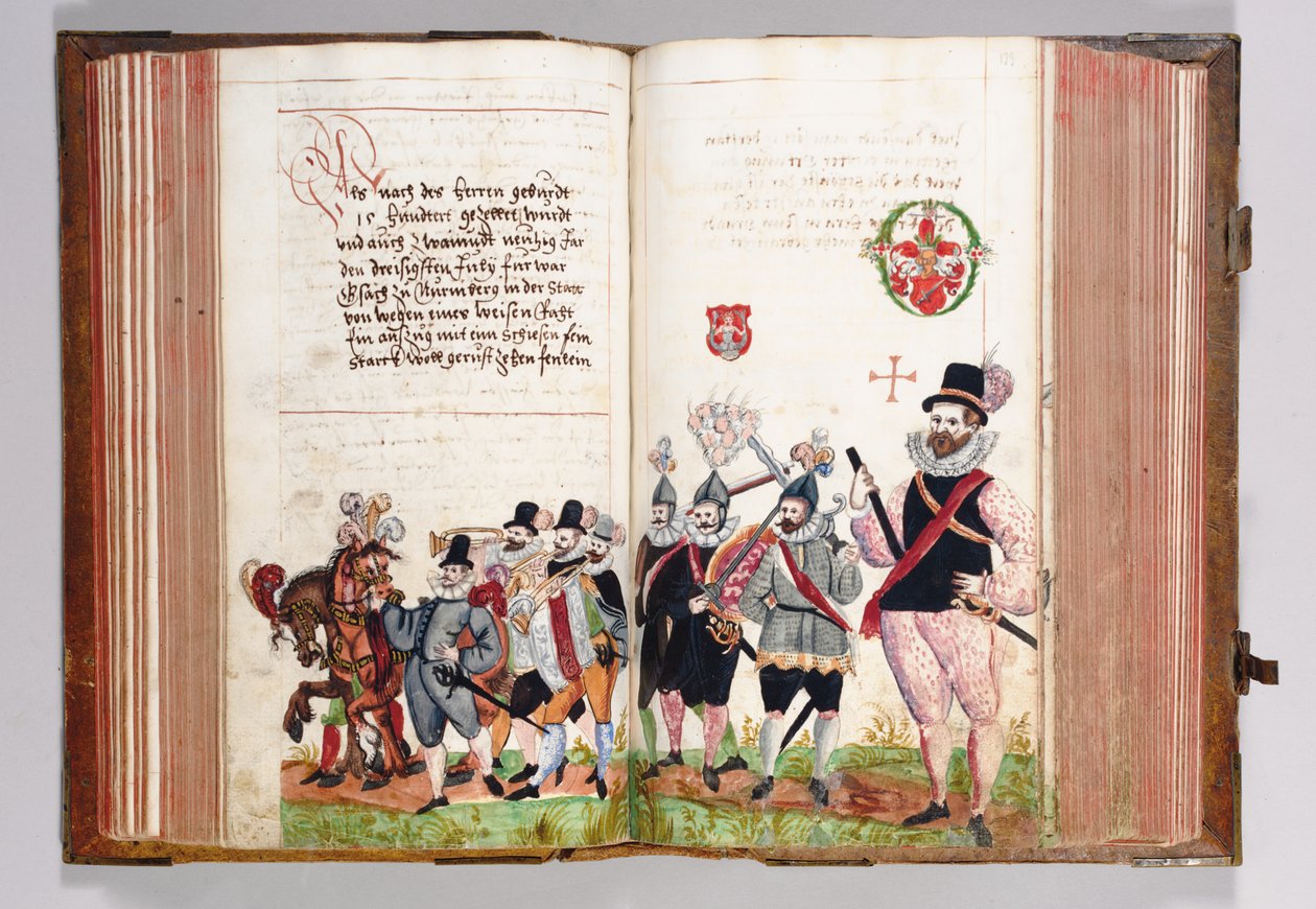 Krönika av Nürnberg från dess grundande till 1603, SCHEMBART BOOK av German School