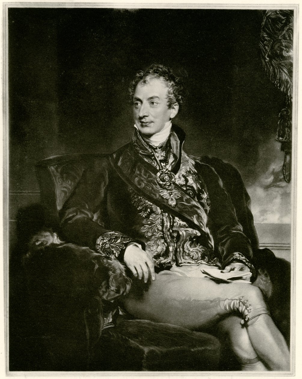 Clemens Wenzel Nepomuk Lothar, prins av Metternich, 1884-90 (fototyp) av German School