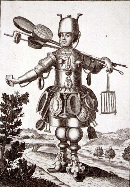 Kostym för en brazier, pub. av Gerard Valck (1651/2-1726) c.1690 (gravyr) av German School