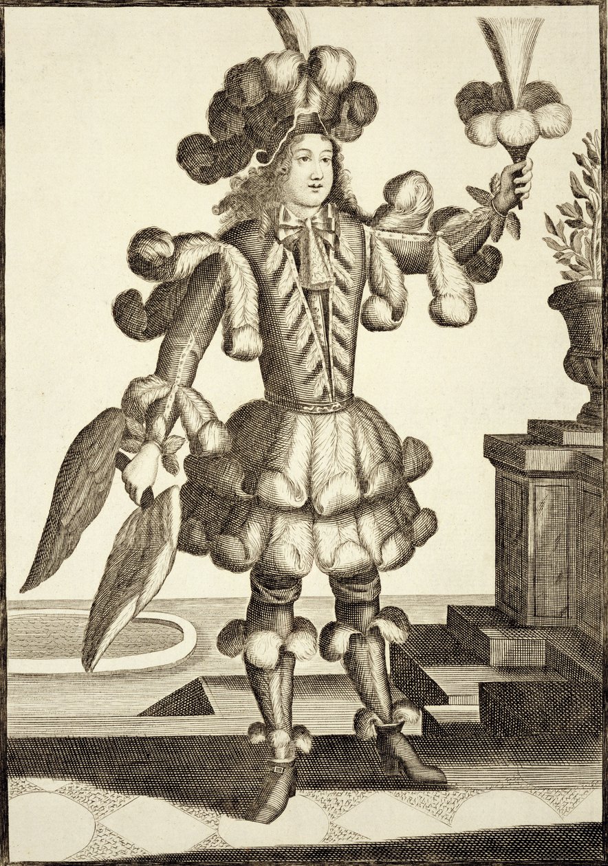 Kostym för en fjäderhandlare, pub. av Gerard Valck (16512-1726) c.1690 av German School