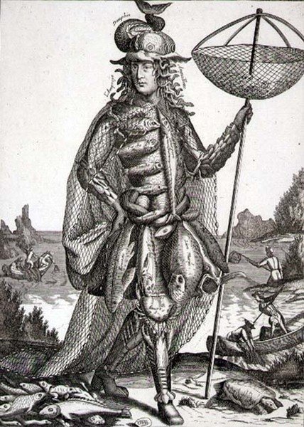 Kostym för en fiskare, pub. av Gerard Valck (1651-2-1726) c.1690 (gravyr) av German School