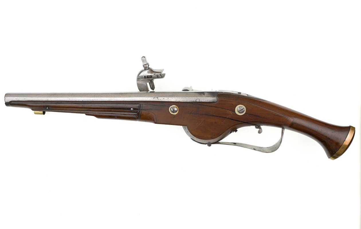 Holländsk eller tysk hjullåspistol, c.1630 (pistol, hjullås) av German School