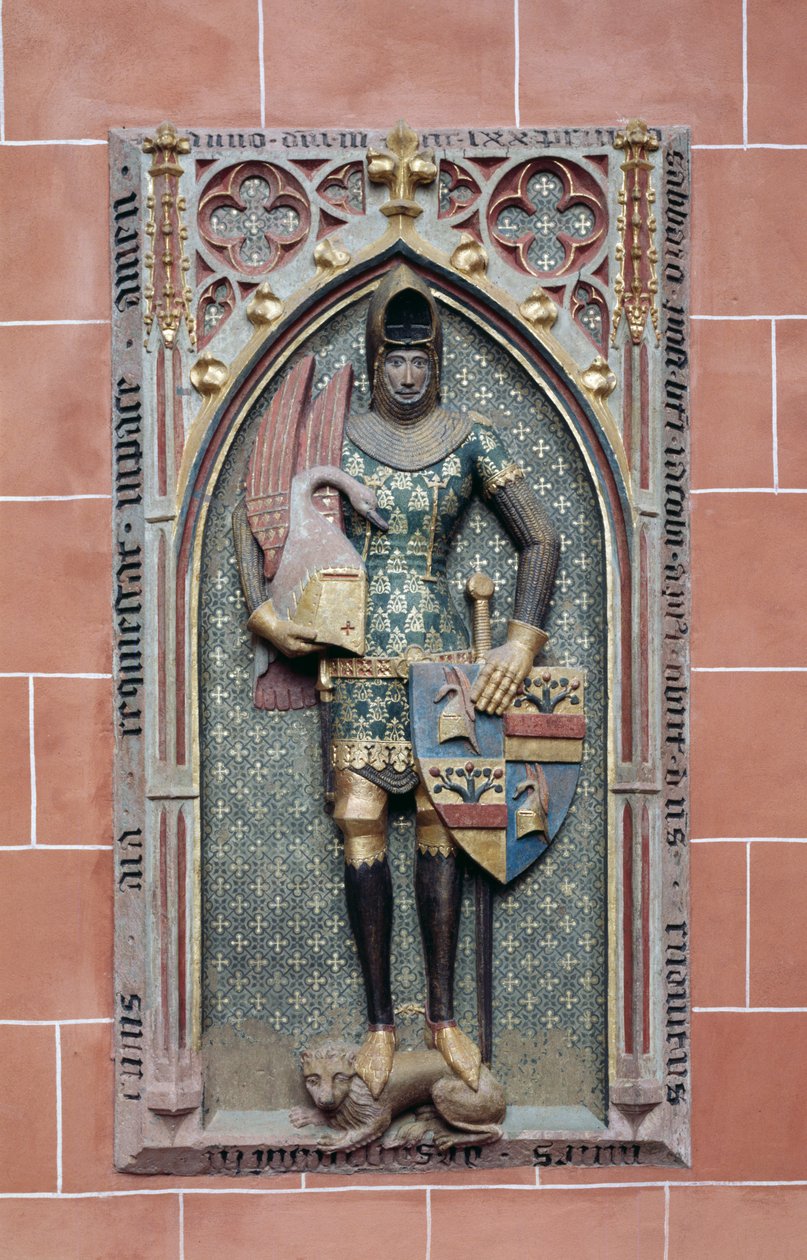 Bild av Rudolph von Sachsenhausen (polykrom sandsten) av German School