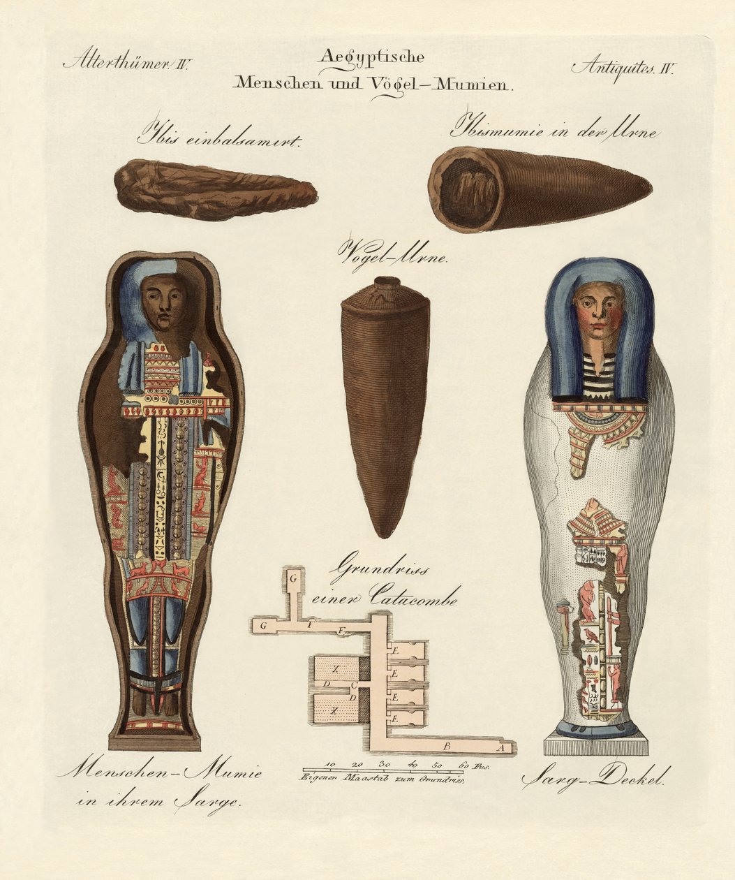 egyptiska mumier av German School