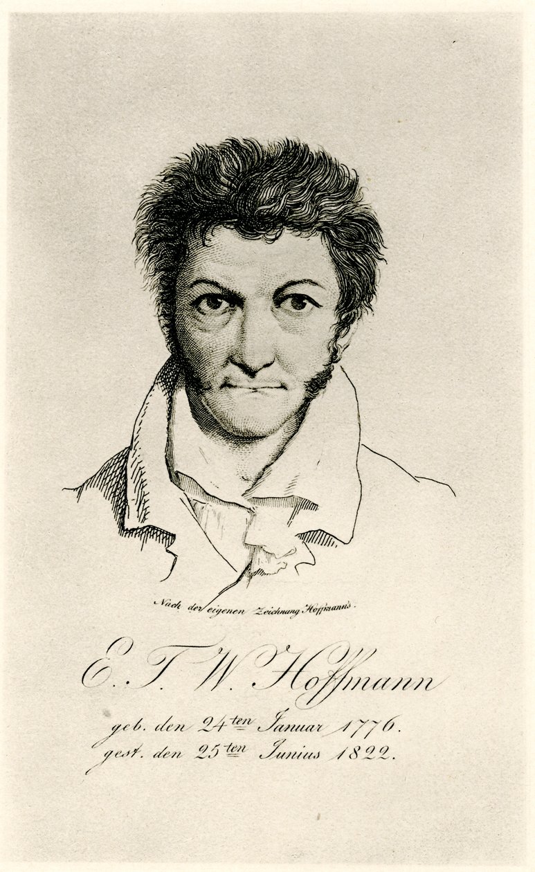 Ernst Theodor Amadeus Hoffmann (1776-1822) 1884-90 (fototyp) av German School