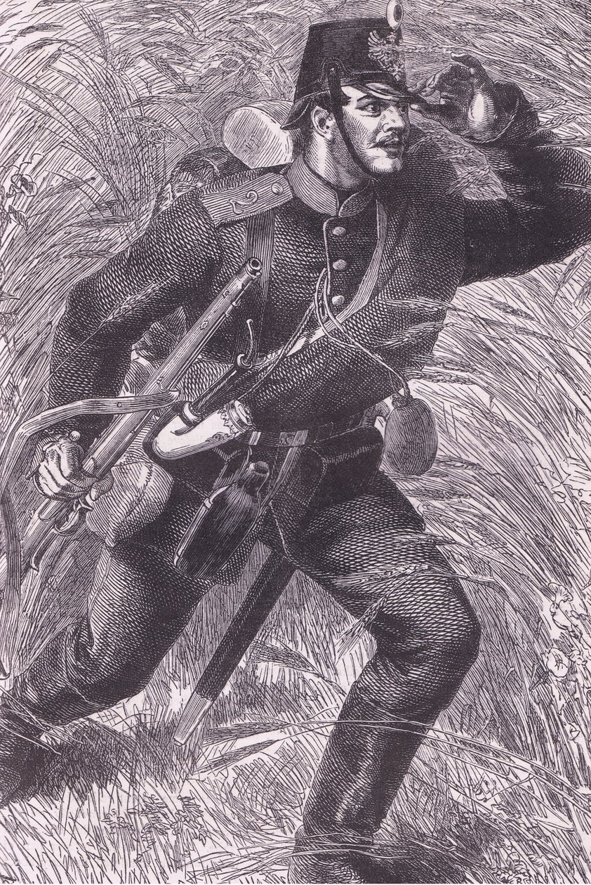 Forward, Cassells historia om kriget mellan Frankrike och Tyskland publicerad av Cassell and Company Limited, ca 1890 (litho) av German School