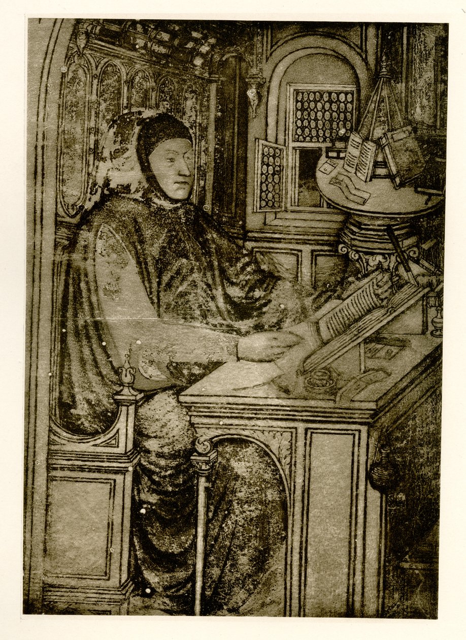 Francesco Petrarca, 1884-90 (fototyp) av German School