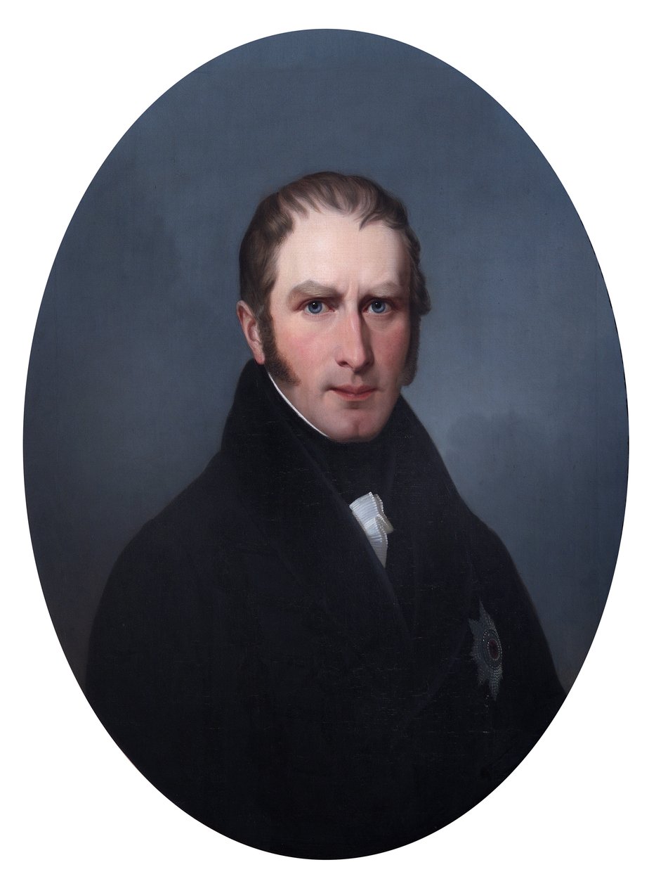Frederick William, Duke of Brunswick, ca 1810-15 (olja på duk) av German School