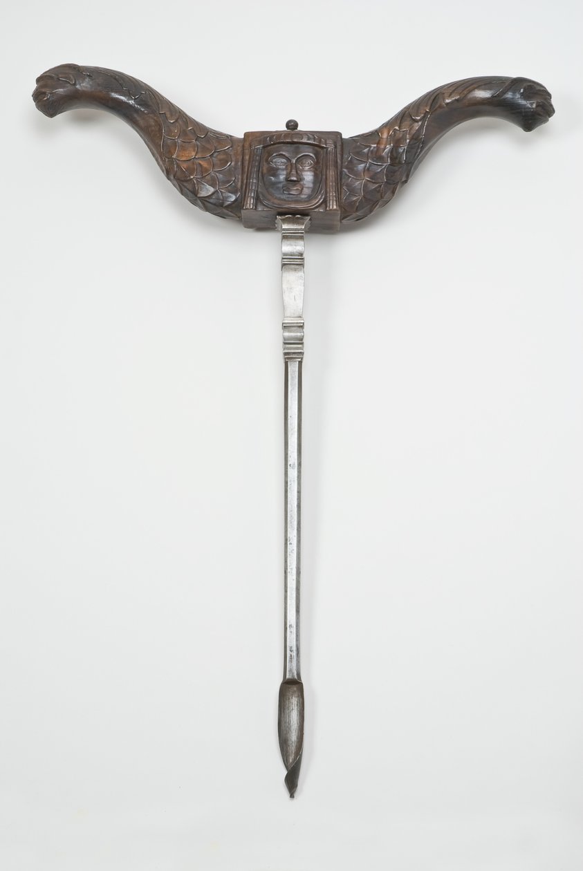 Hanterad skruv, c.1600 (päronträ & stål) (se även 701075-6) av German School