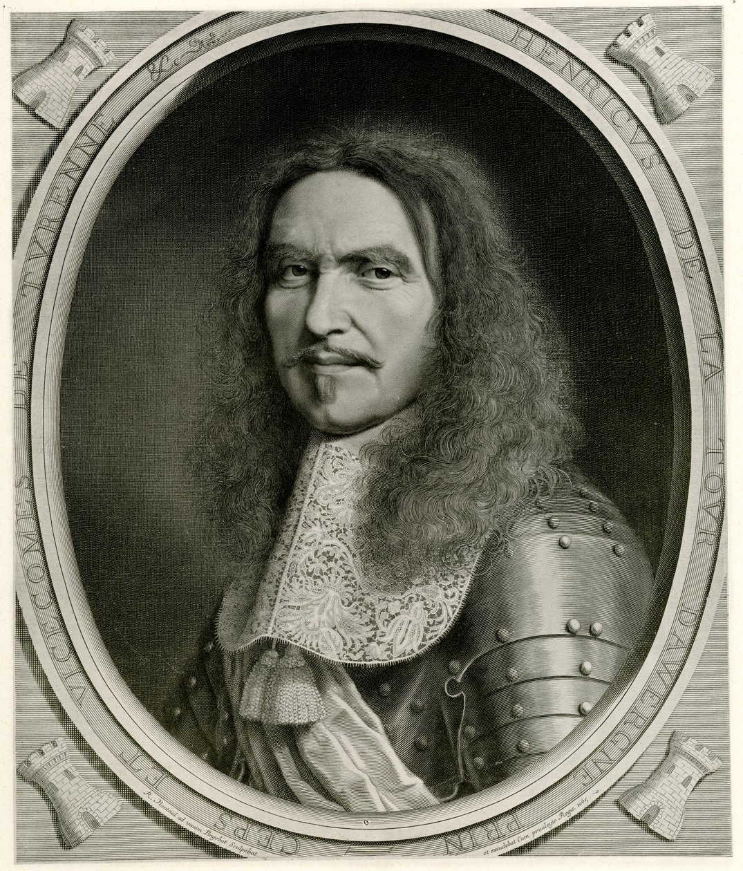 Henri de Latour av Auvergne Viscount of Turenne av German School