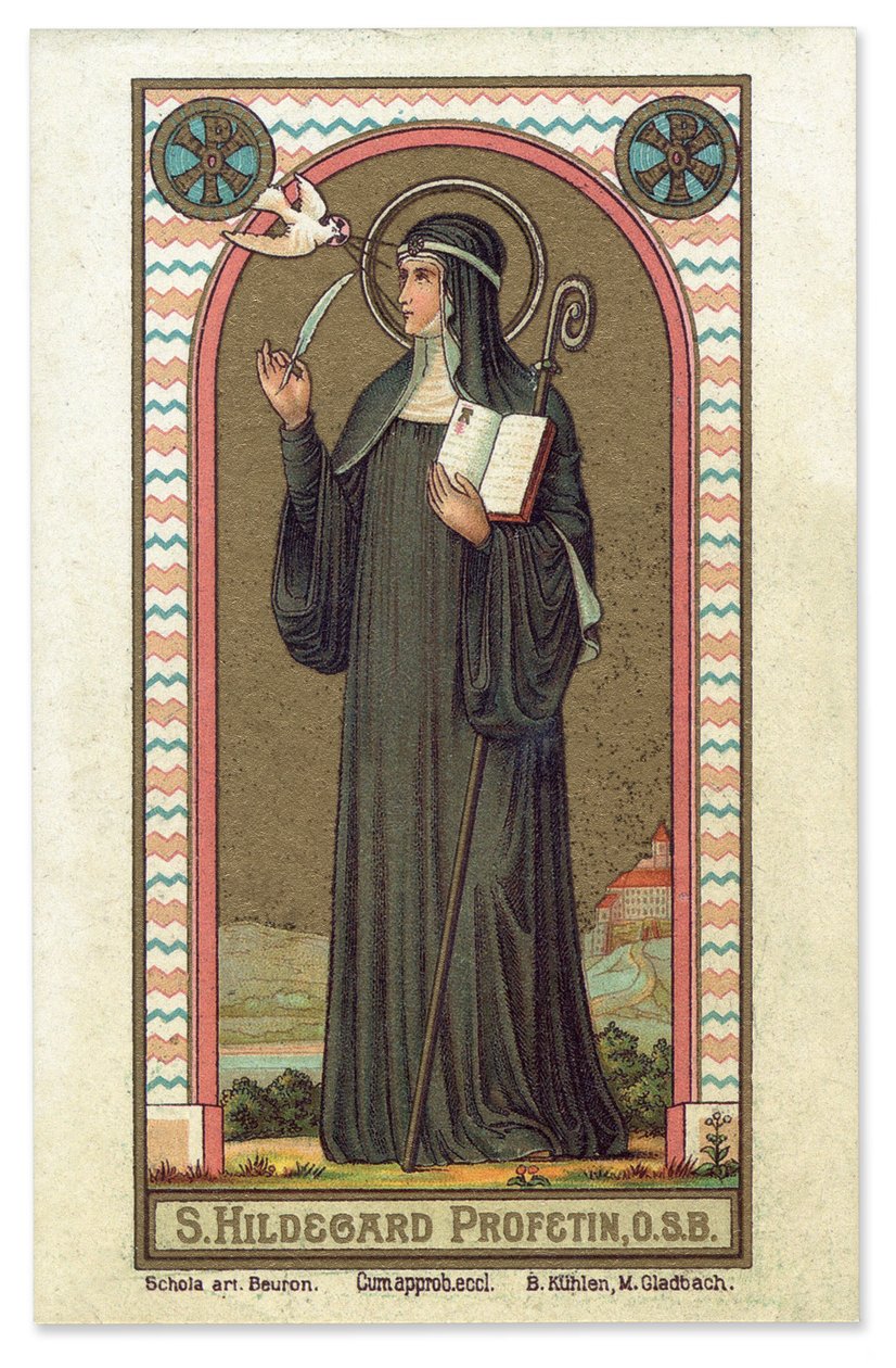 Hildegard av Bingen av German School