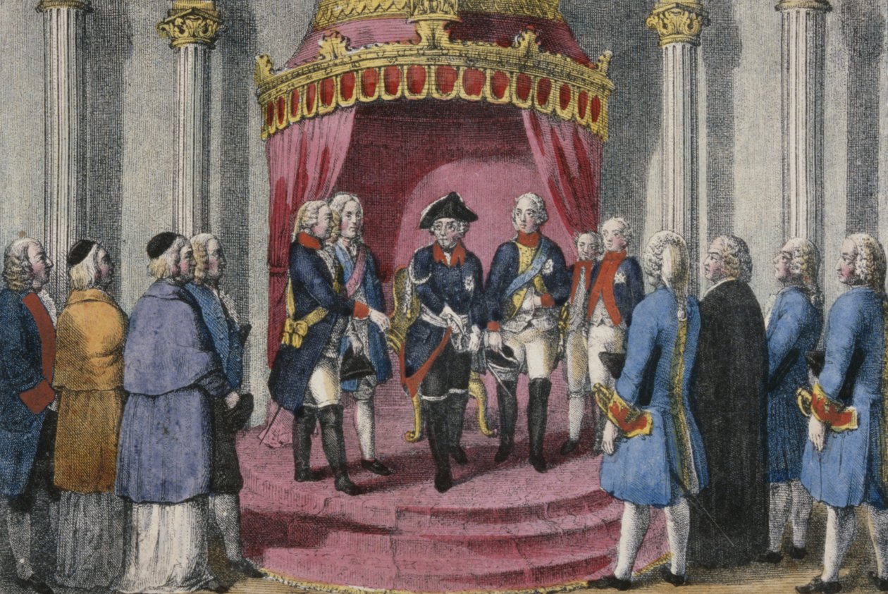 Homage of the Silesian Estates, 7 november 1741 av German School