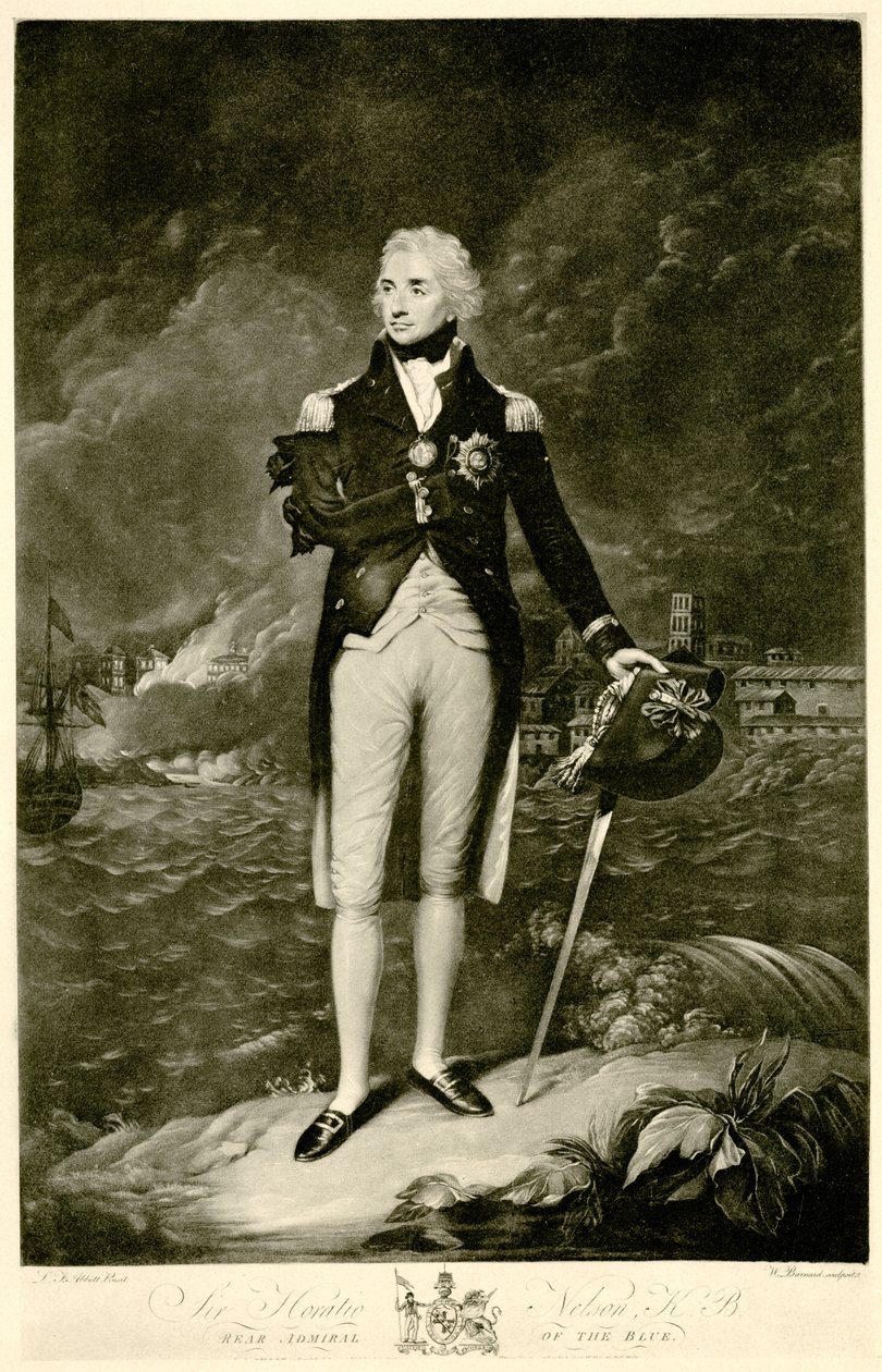 Horatio Lord Nelson, 1884-90 (fototyp) av German School