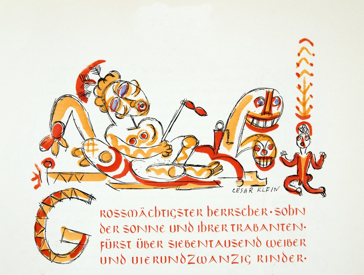 Illustration ur Styl, utg.1922 (pochoirtryck) av German School
