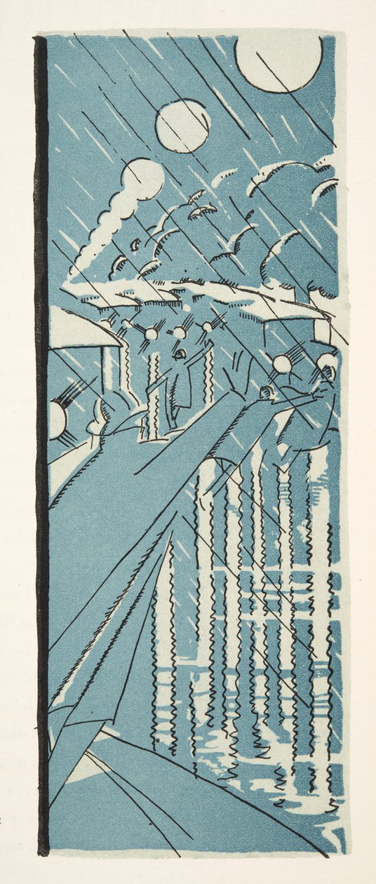 Illustration ur Styl, utg.1922 (pochoirtryck) av German School