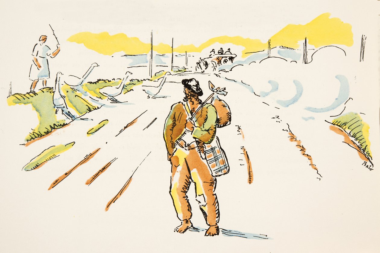 Illustration ur Styl, utg.1922 (pochoirtryck) av German School