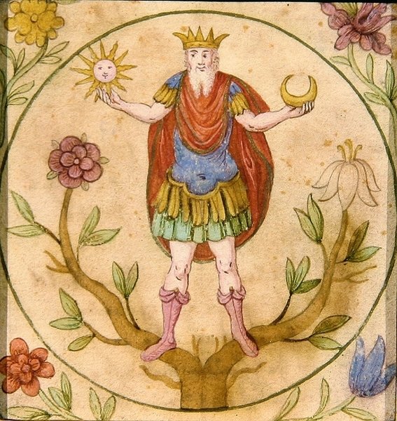 Jupiter, ca 1605 (gouache på papper) av German School