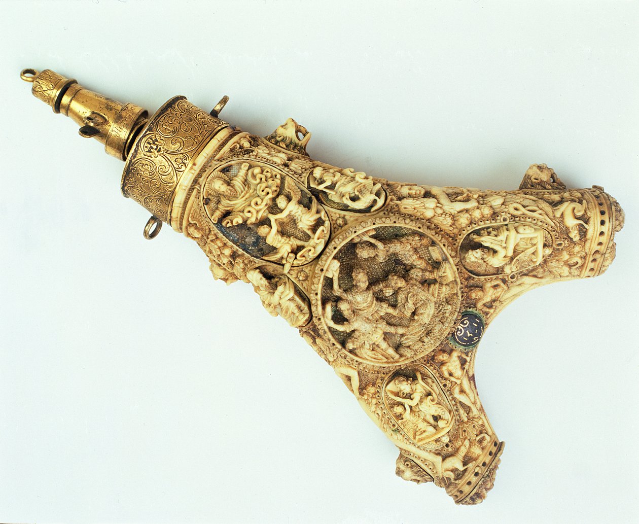 Kung Henrik VIII:s (1491-1547) puderpåse av German School
