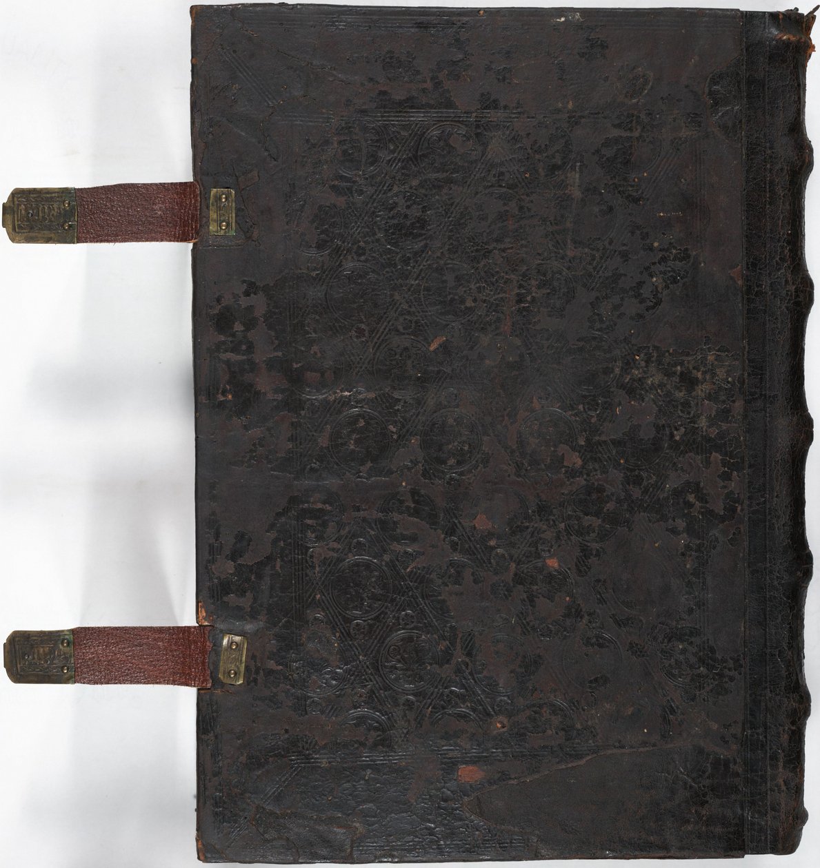 Lewis E 161, Missal, bakre omslag, Franconia, möjligen Forchheim, Tyskland av German School