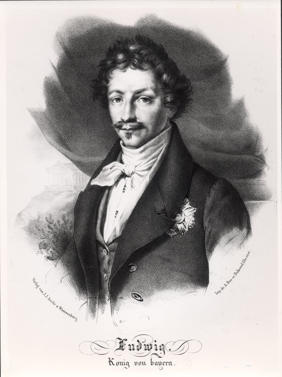 Ludwig I av Bayern (25 augusti 1786 - 29 februari 1868) av German School