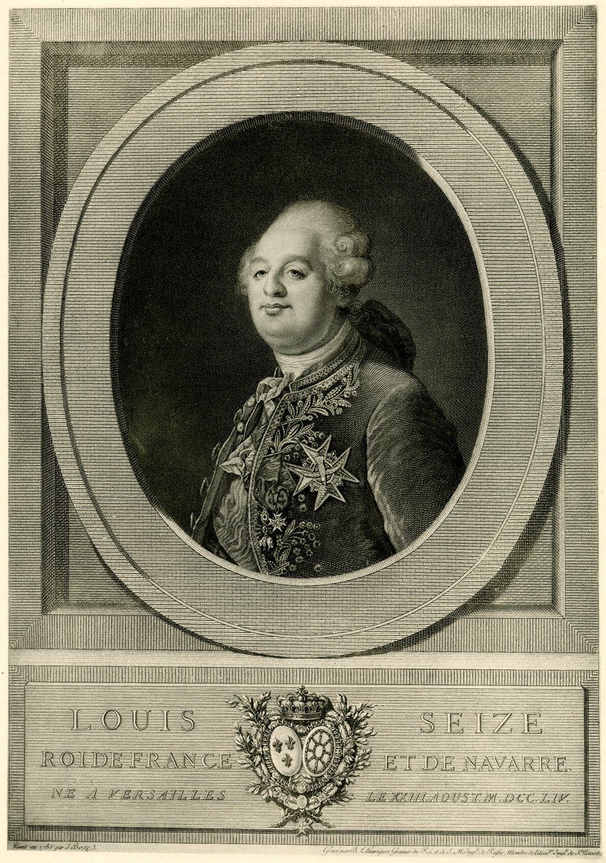 Ludwig XVI., 1884-90 (fototyp) av German School