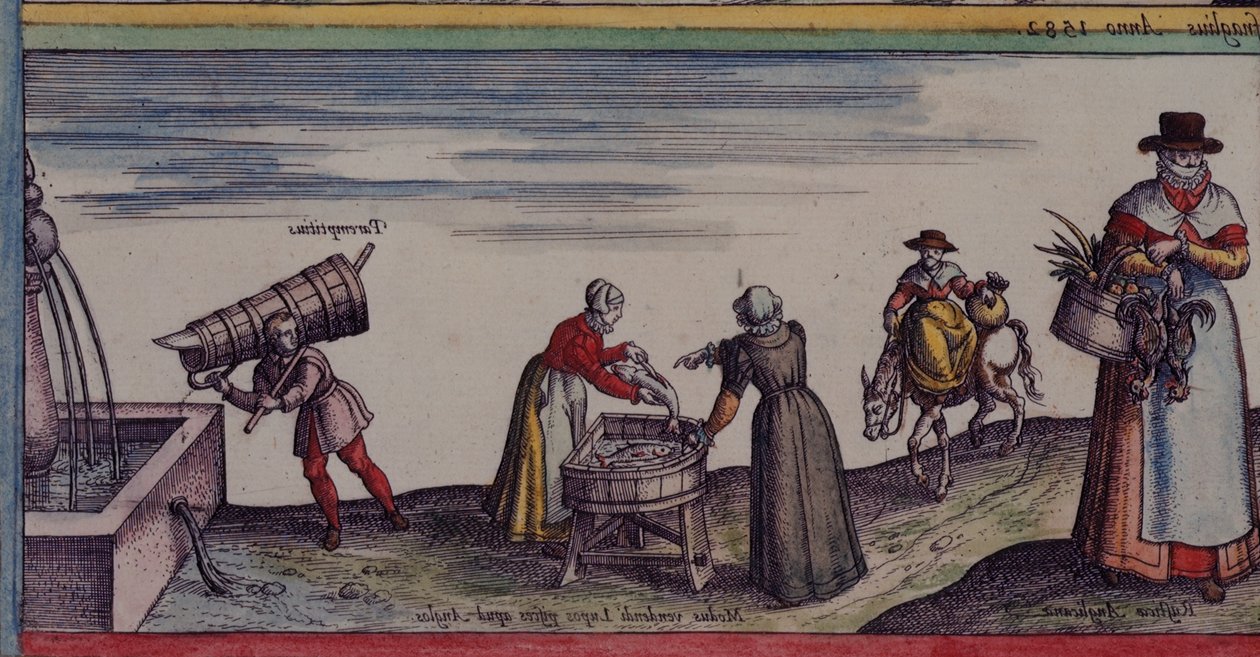 Maps.C.29.e.1 Kvinnor som skär fisk, från 