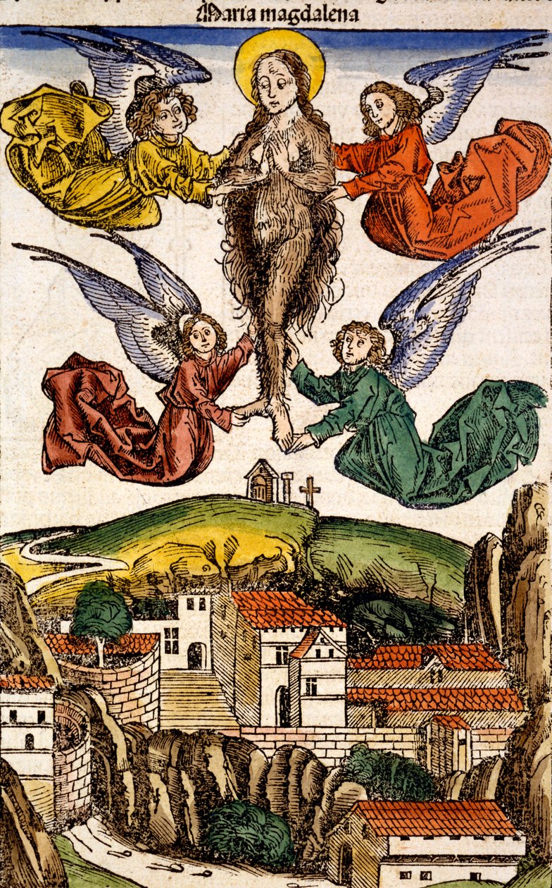 Maria Magdelena från Liber Chronicarum av Hartmann Schedel, 1493 av German School