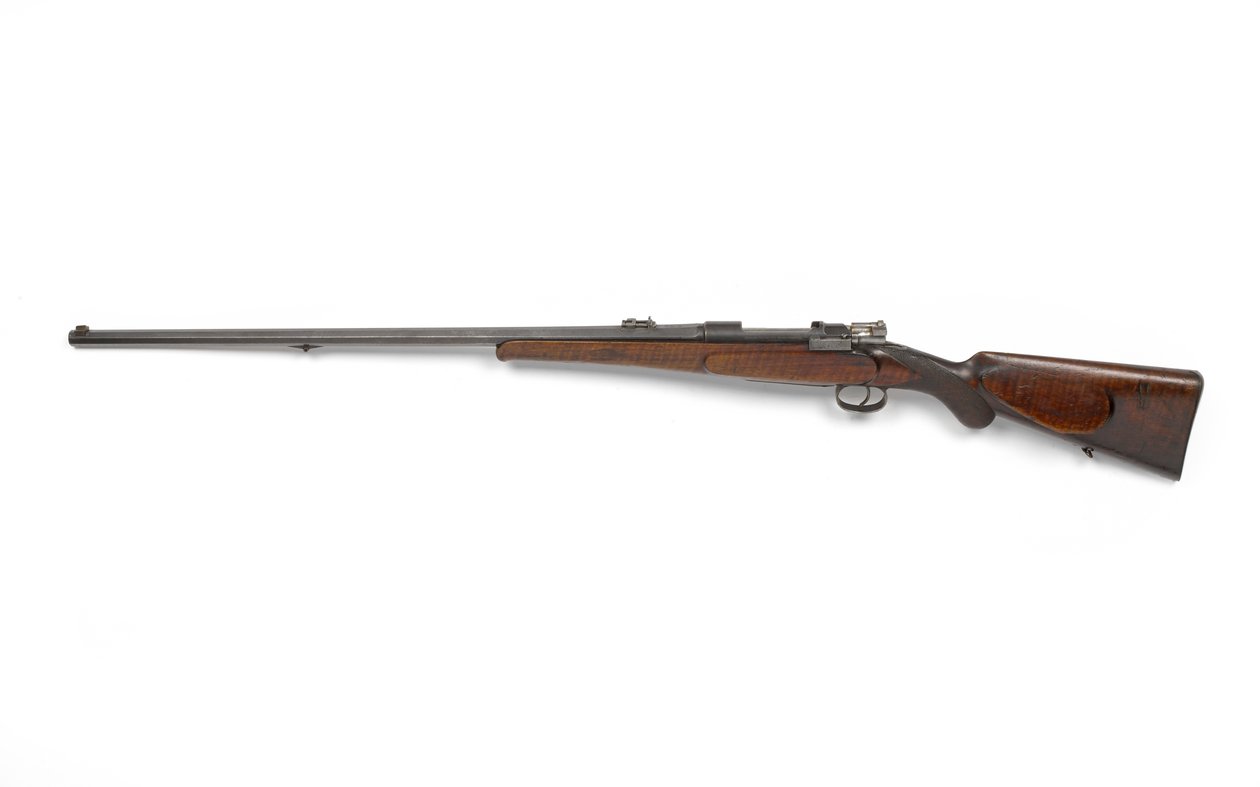 Mauser 7 mm bolt action sportgevär, c.1900 (gevär, bult action, sporting, Mauser, 7 mm) av German School
