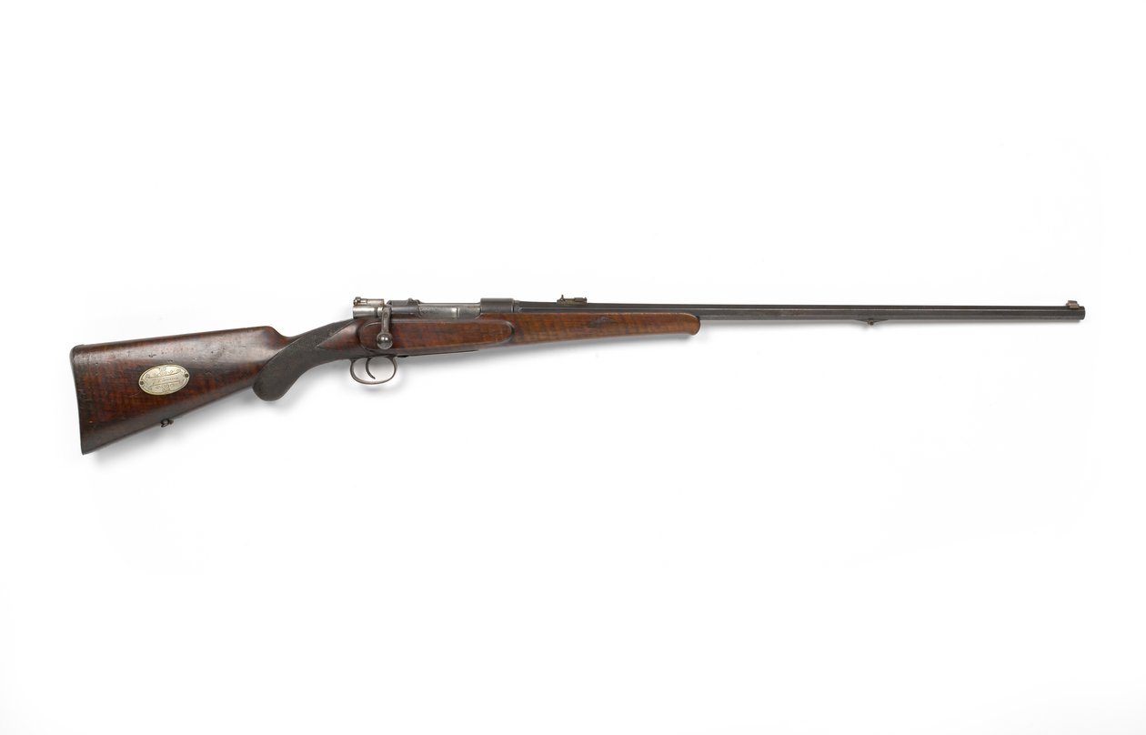 Mauser 7 mm bolt action sportgevär, c.1900 (gevär, bult action, sporting, Mauser, 7 mm) av German School