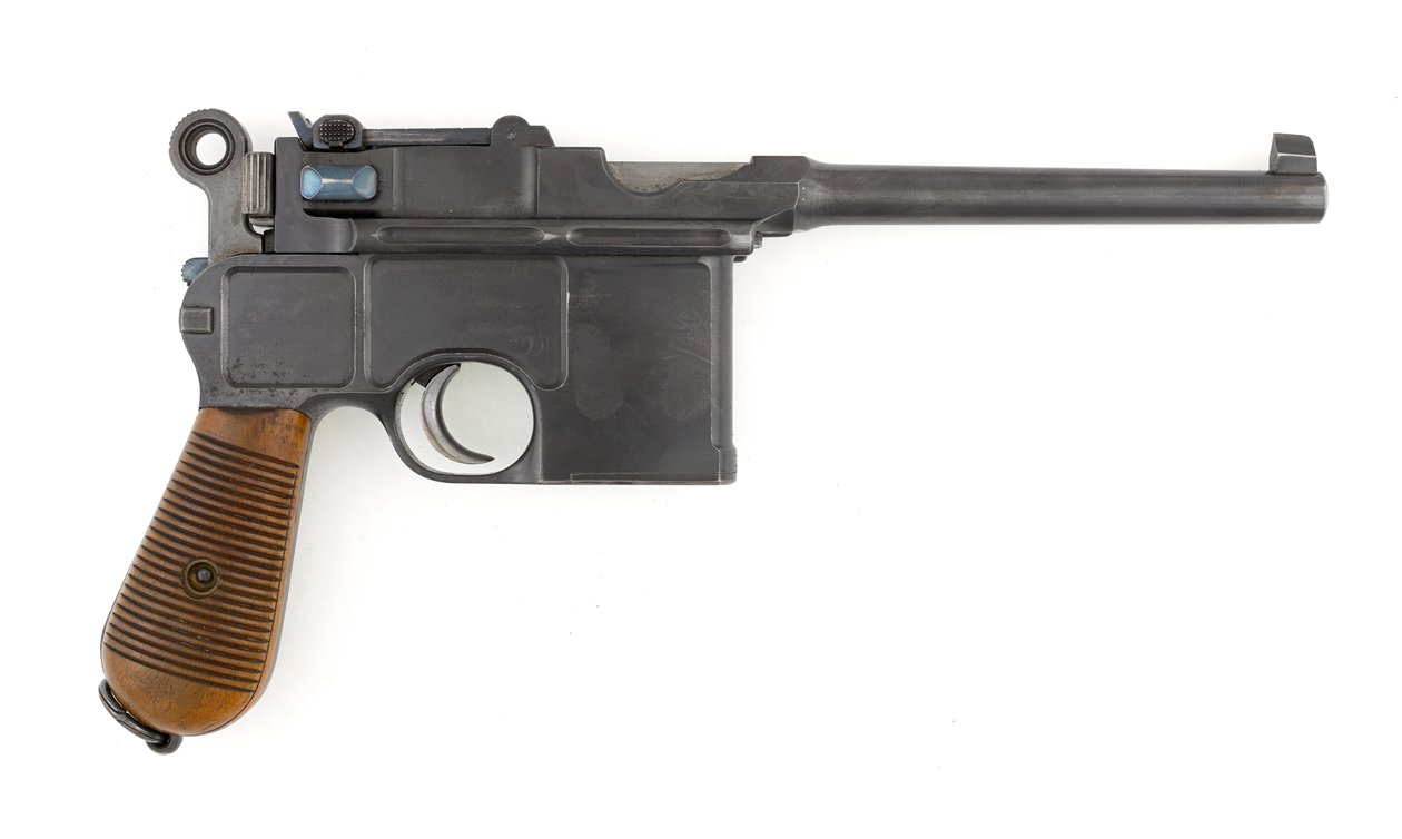 Mauser Model 1896 7,63 mm självladdande pistol av German School