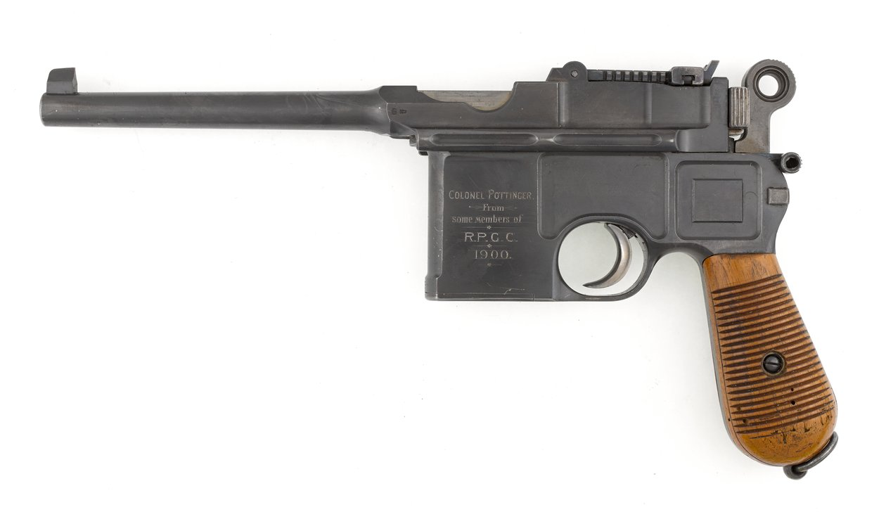 Mauser Model 1896 7,63 mm självladdande pistol av German School
