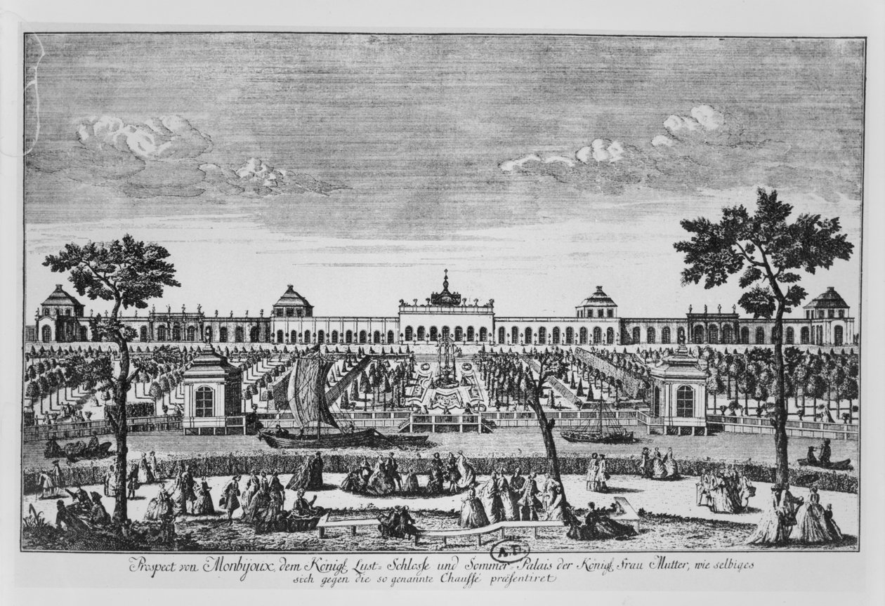 Monbijou-palatset, Charlottenburg, Berlin av German School