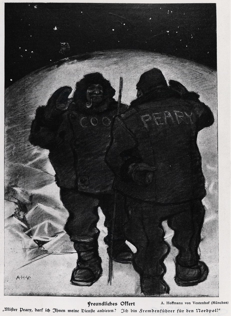 Mr Cook och Mr Robert Edwin Peary i erövringen av polen - Jugend av German School