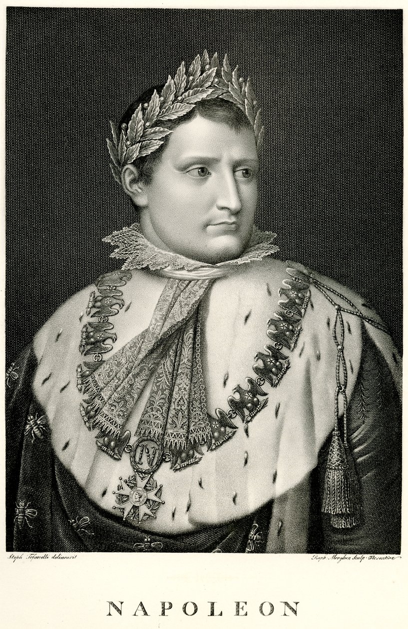 Napoleon I., 1884-90 (fototyp) av German School