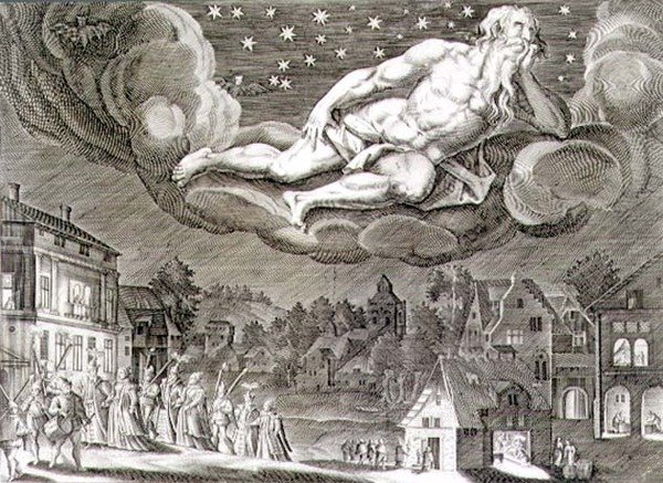 Natt, graverad av Paul Furst (ca 1605-66) (gravyr) av German School