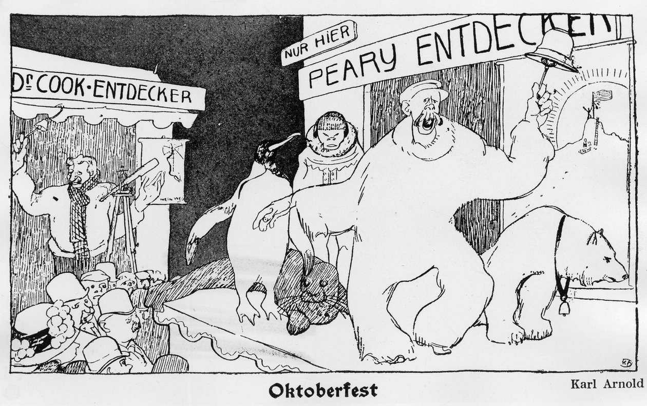 Nordpolen: Cook och Robert Edwin Peary - Jugend av German School