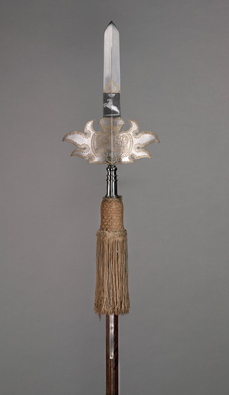 Paradpartisan (från August Wilhelms livvakt, hertig av Brunswick-Wolfenbüttel [1662-1731]) av German School