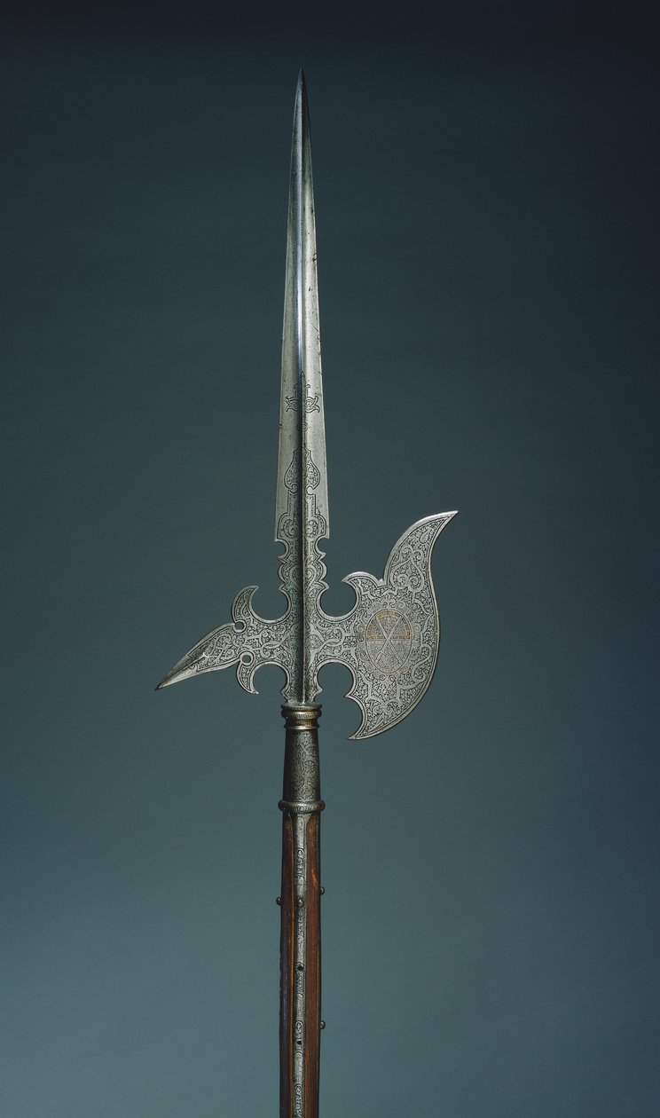 Parad hellebard från kurfursten Christian I av Sachsens statsgarde, 1586-91 av German School