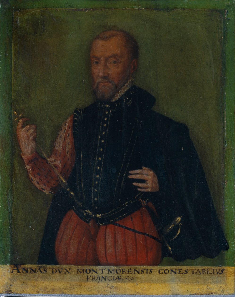 Porträtt av Annas hertig av Montmorency, konstapel av Frankrike av German School