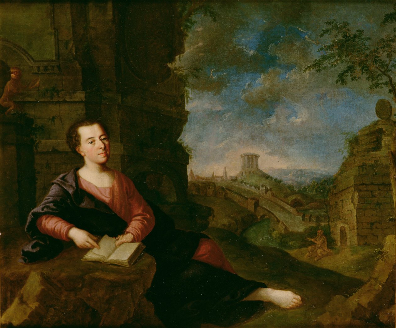 Porträtt av Johann Joachim Winckelmann (1717-68) av German School