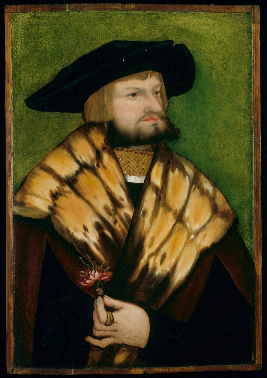 Porträtt av Leonhard Fuchs av German School