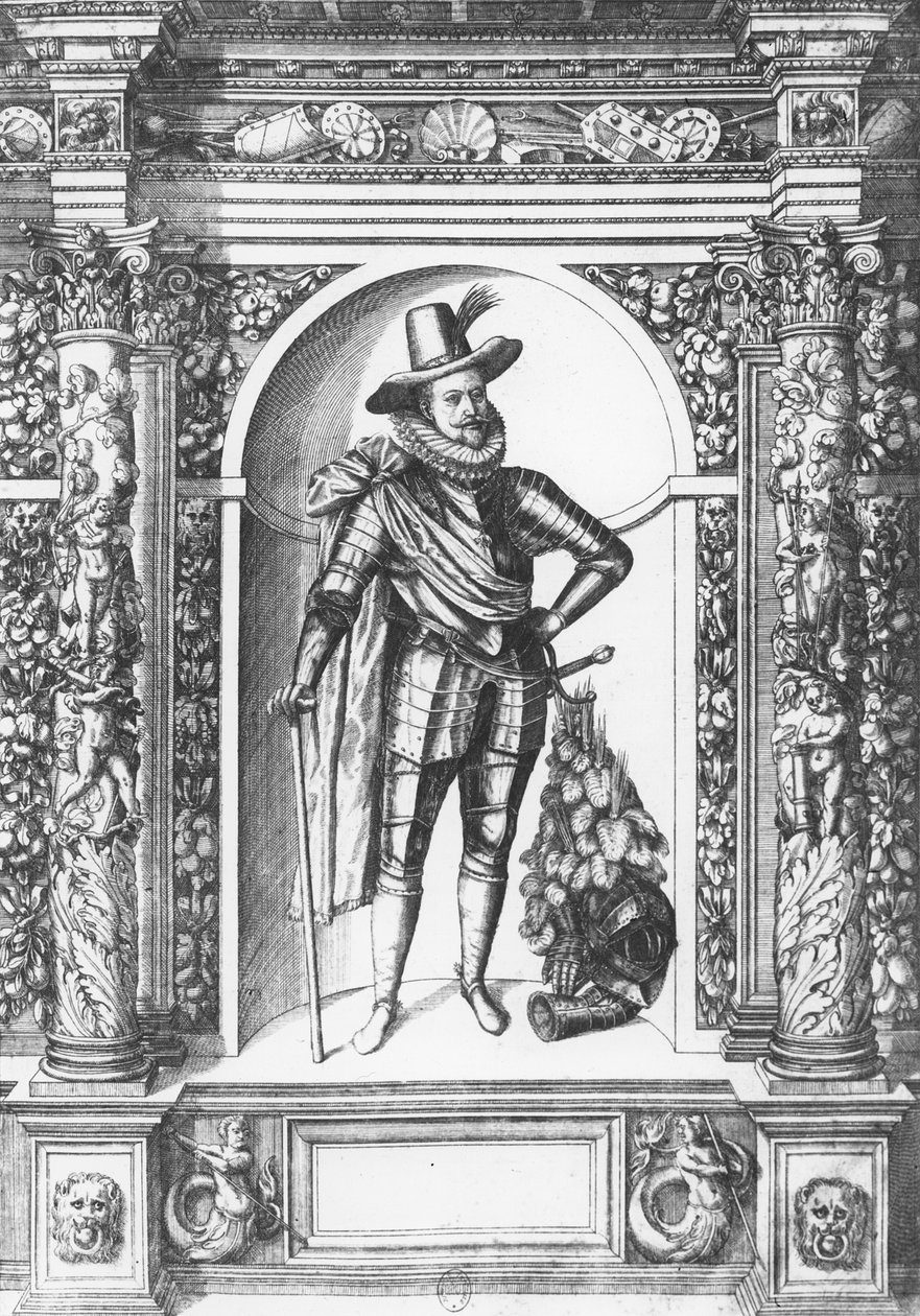 Porträtt av Matthias I av Habsburg, helig romersk kejsare av German School