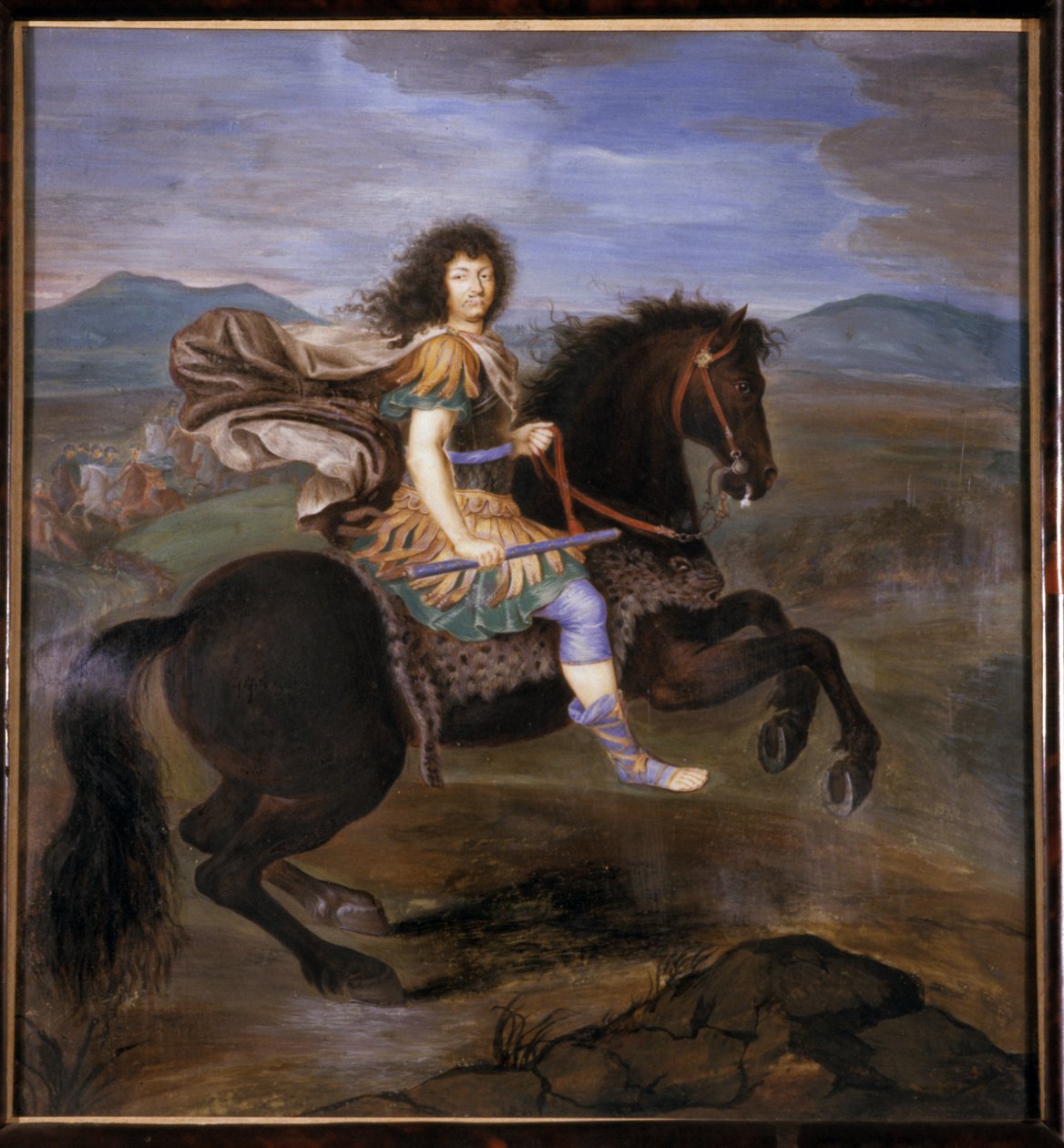 Porträtt av militärbefälhavare, 1676 av German School