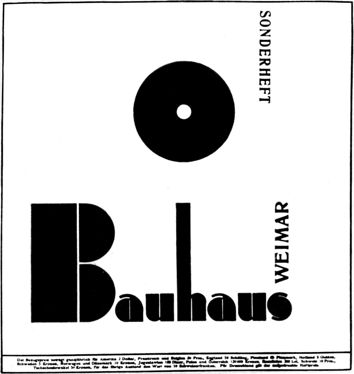 Affisch för Bauhaus (tryck) av German School