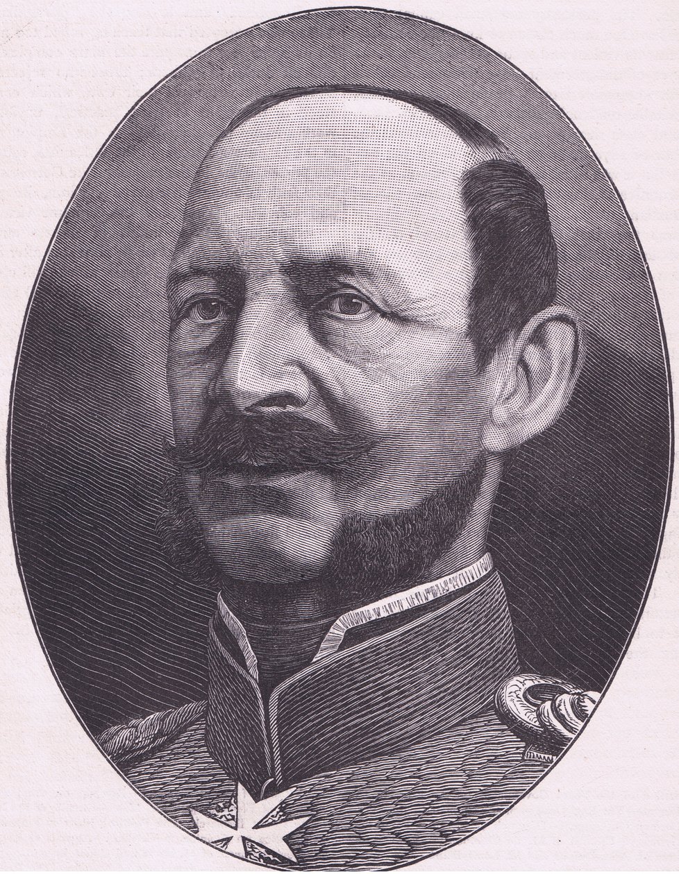 Prince Albert of Prussia, Cassells History of the War between France and Germany publicerad av Cassell and Company Limited, ca 1890 (litho) av German School