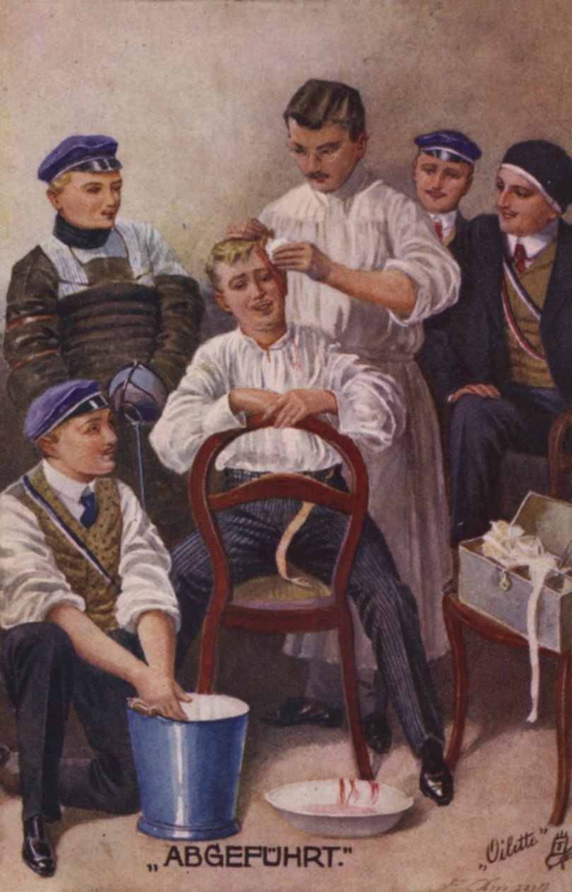 Borttagen (färglitografi) av German School
