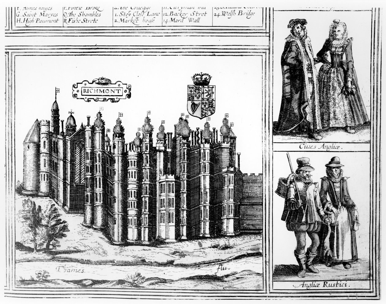 Richmont, utgiven av Braun & Hogenburg, 1617 av German School