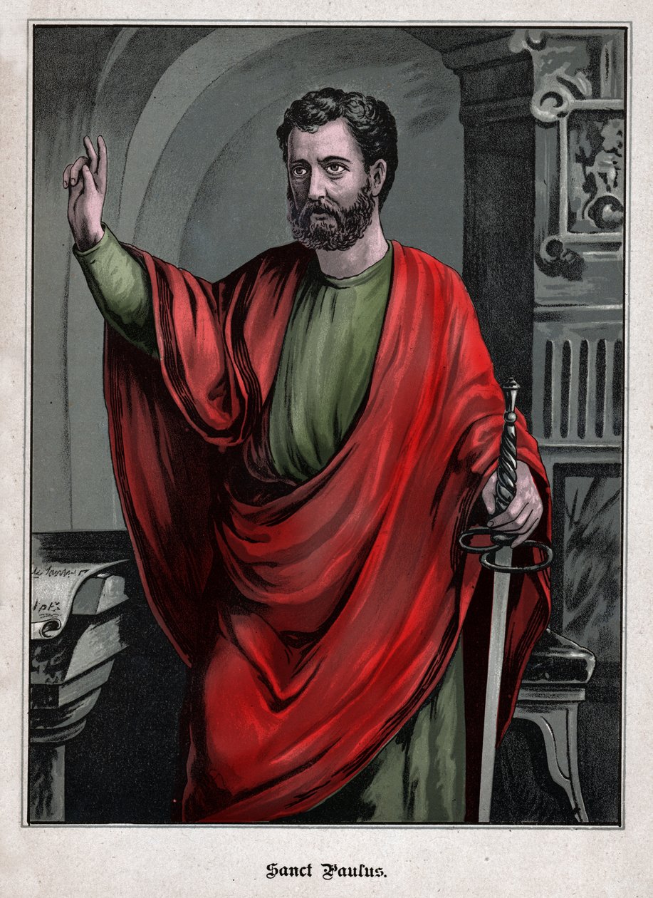 Saint Paul, cirka 1900 (gravyr) av German School