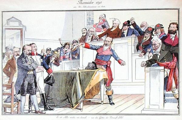 Satirisk serie som skildrar Dreyfusaffären som en revolutionär rättegång av German School