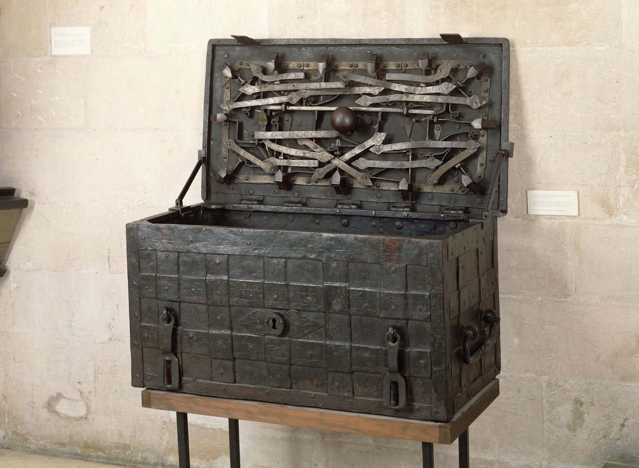 Sea Chest från Nürnberg (trä och metall) av German School